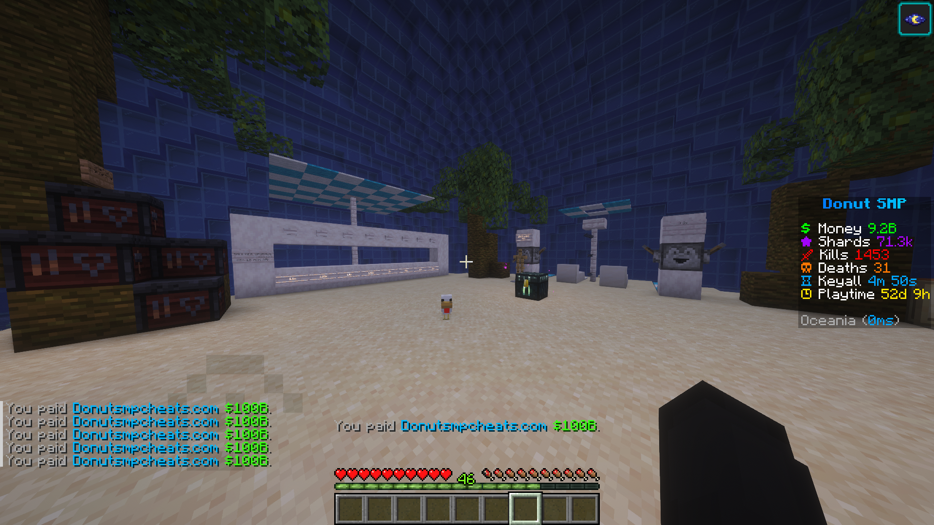 Fake Pay in-game preview