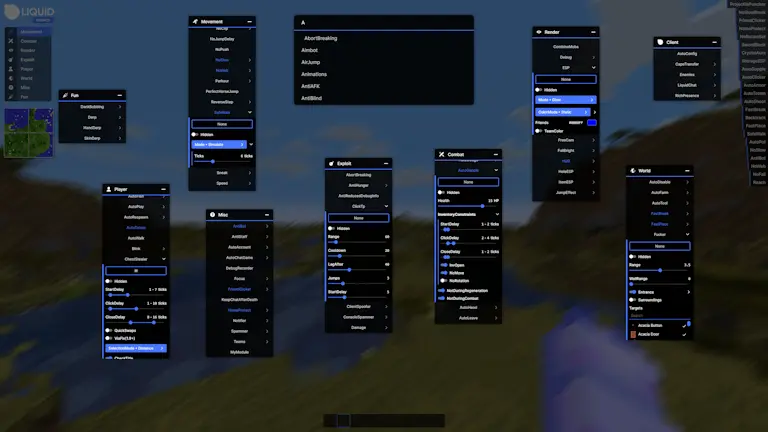 LiquidBounce in-game preview